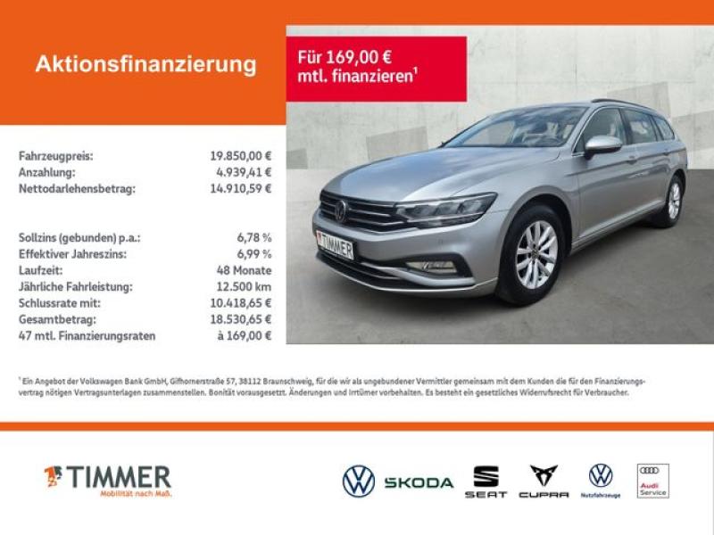 VW  Passat Variant 2.0 TDI BUSINESS *LED *RKAM *ACC, Pyritsilber Metallic