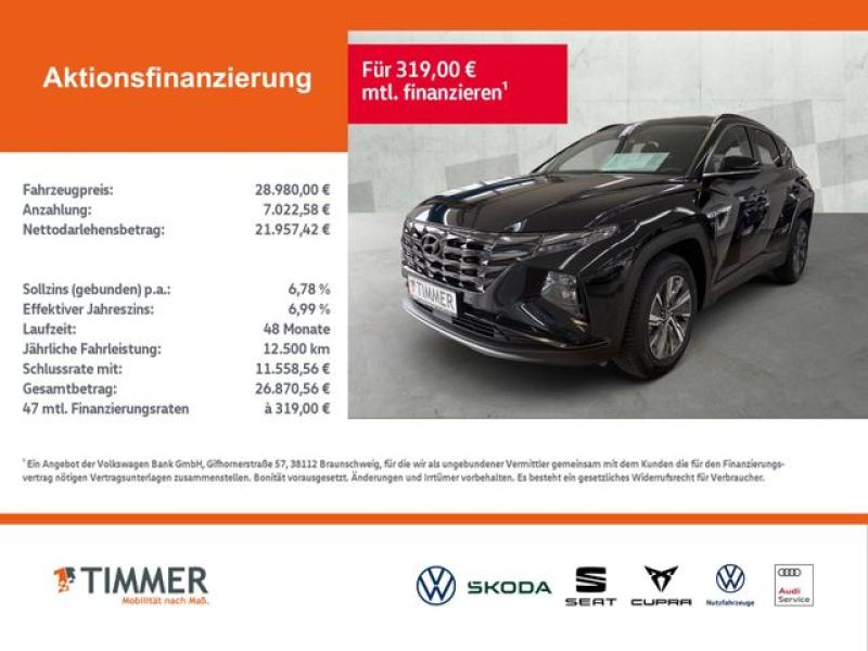 HYUNDAI  TUCSON 1.6 T-GDI Trend Hybrid+4WD+ACC+RFK+Navi+L, Phantom Black