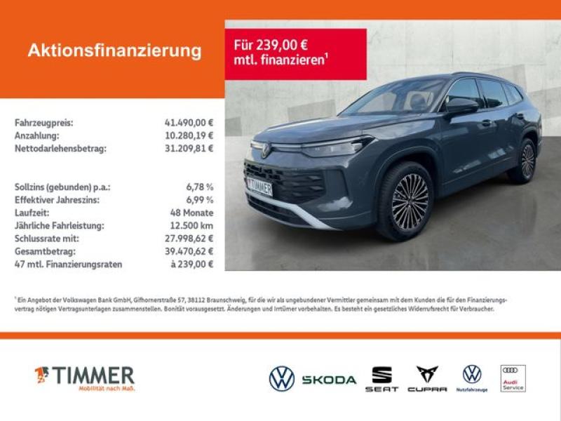 VW  Tayron 2.0 TDI DSG 4M LIFE +AHK +LED +ACC +RKAM, Delfingrau Metallic
