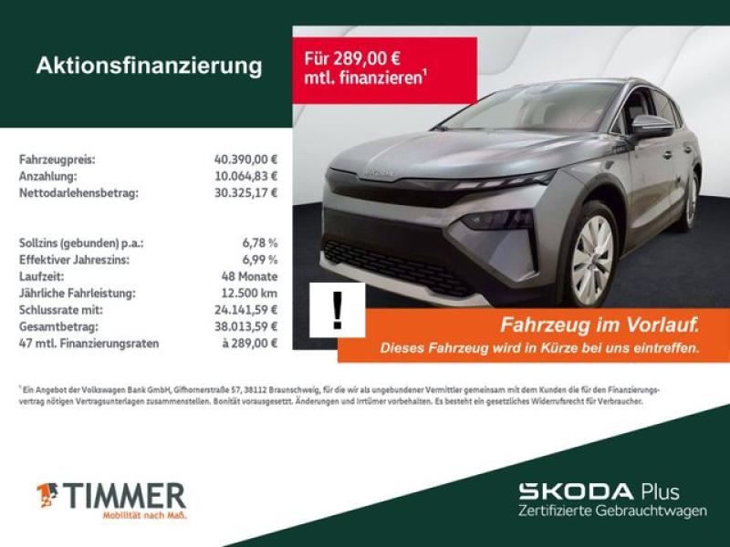 SKODA  Elroq 85 LOFT +WÄPU +AHK +19" +CARPLAY +MATRIX +, Graphite Grau Metallic