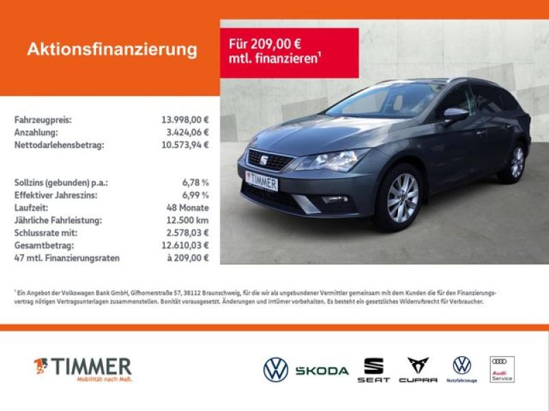 SEAT  Leon ST 1.2 TSI Style DSG *AHK*CLIMATRONIC*PDC*S, Pirineos Grau Metallic