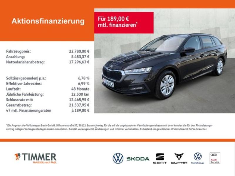 SKODA  Octavia Combi 2.0 TDI DSG +AHK +LED +ACC +NAVI +, Black-Magic Perleffekt