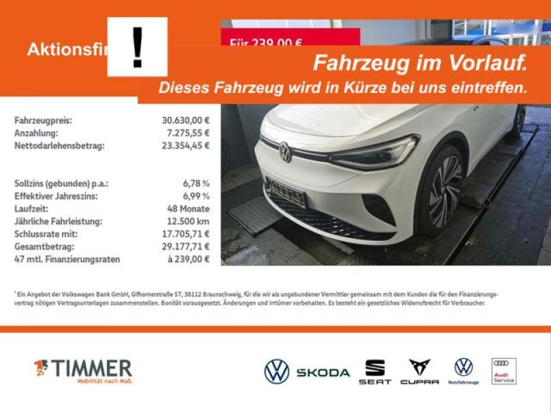 VW  ID.5 GTX 4M 82 kWh +AHK +360° +IQ.LIGHT +ACC +NA, Gletscherweiß Metallic