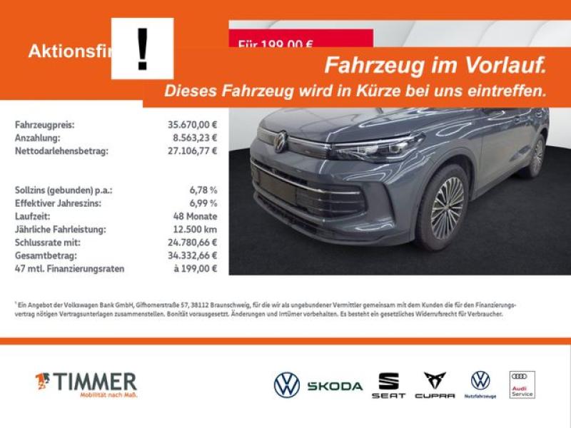 VW  Tiguan 2.0 TDI DSG GOAL +AHK +360° +LED +ACC +VI, Delfingrau Metallic