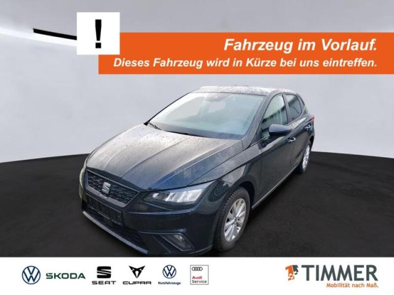 SEAT  Ibiza 1.0 TSI STYLE +LED +CARPLAY +SHZ +ALU +DAB, Midnight Schwarz Metallic