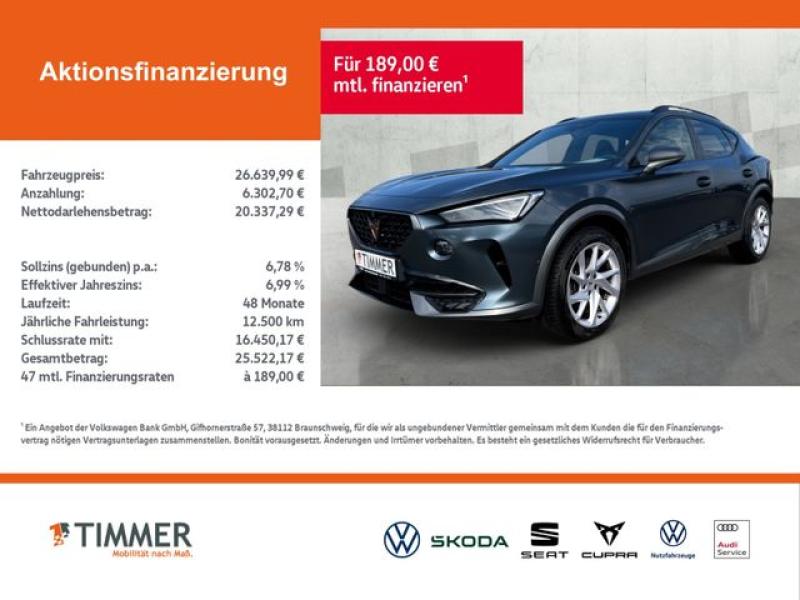 CUPRA  Formentor 1.5TSI 110kW (150PS)*DSG*GJR*PANO*MATR, Magnetic Grau Metallic