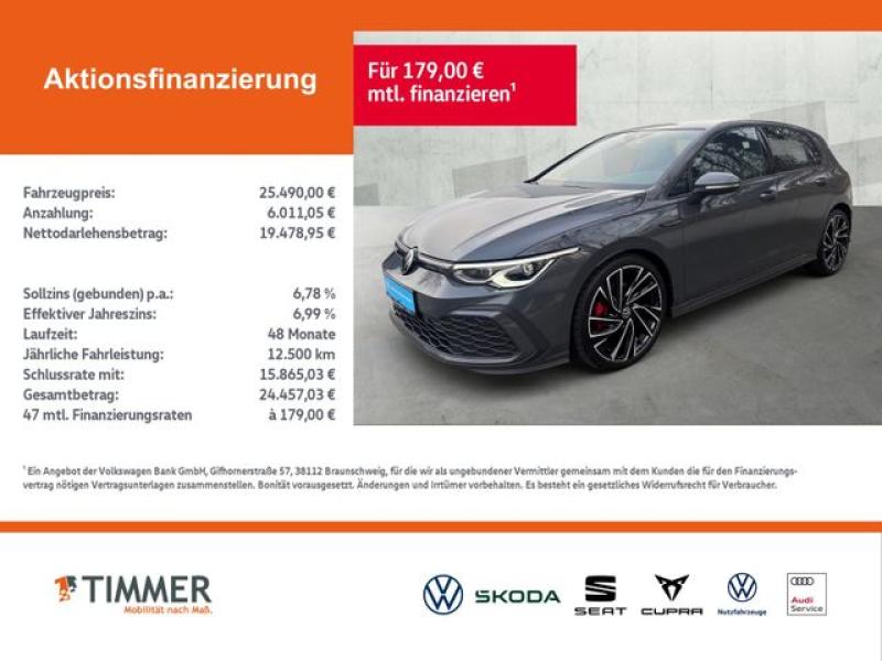 VW  Golf VIII GTD 2.0 TDI DSG *IQ LIGHT LED MATRIX*K, Delfingrau Metallic