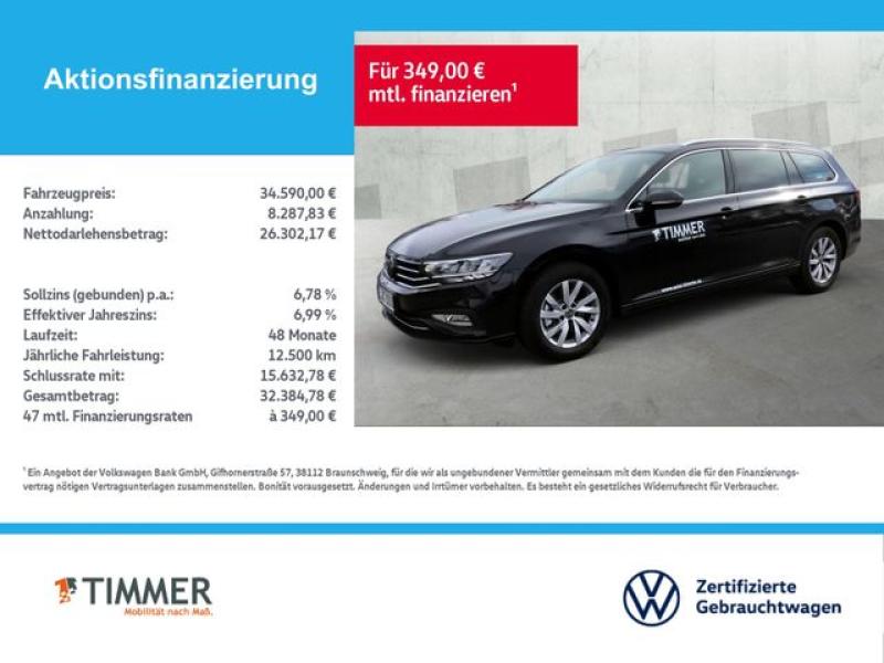 VW  Passat Variant Business 2.0 TDI DSG *AHK*EASY OP, Deep Black Perleffekt