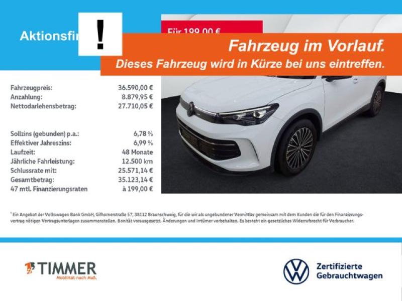 VW  Tiguan 2.0 TDI DSG GOAL +AHK +360° +IQ.LIGHT +AC, Pure White