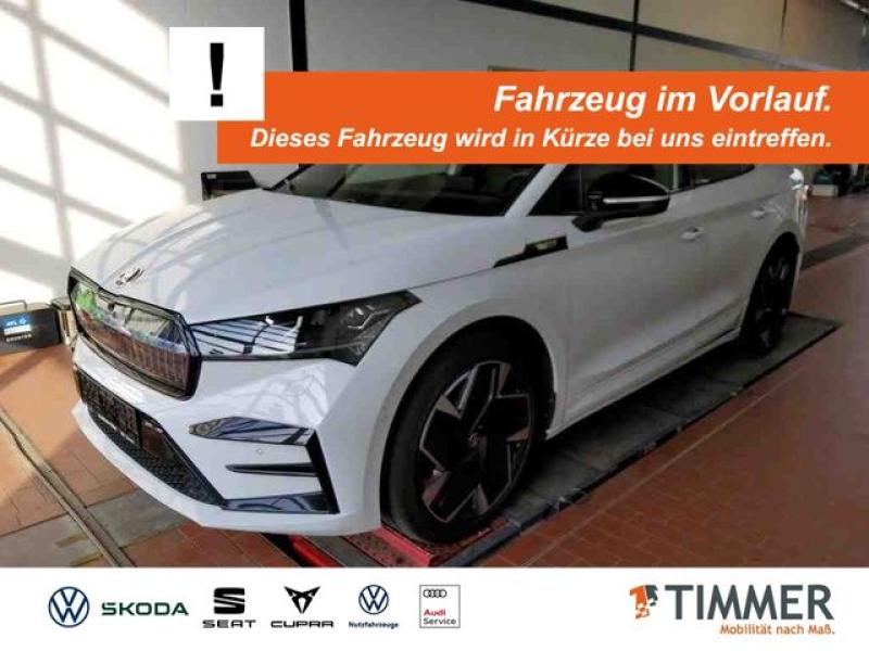 SKODA  Enyaq Coupé iV 80x RS +WÄPU +AHK +CANTON +PANO +, Moon Weiß Perleffekt