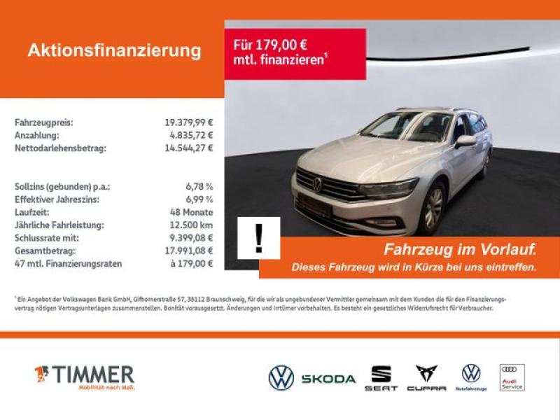 VW  Passat Variant 2.0 TDI DSG BUSINESS +LED +ACC +R, Scale Silver Metallic