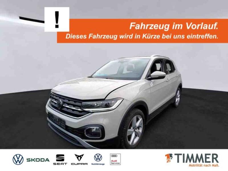 VW  T-Cross 1.0 TSI DSG STYLE +LED +ACC +NAVI +SHZ +, Ascotgrau