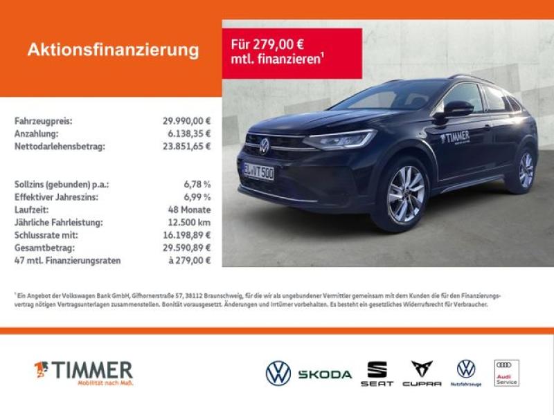 VW  Taigo 1,0 TSI Goal, schwarzmetallic