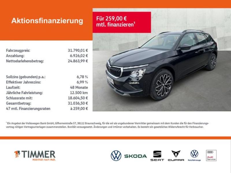 SKODA  Kamiq Selection 1.5 TSI *DSG*NAV*ACC*LED*, schwarz