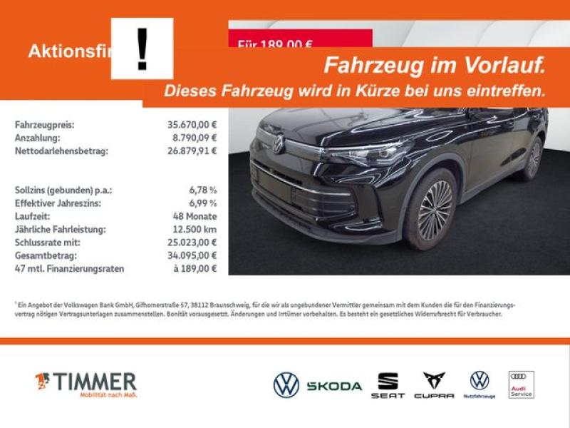 VW  Tiguan 2.0 TDI DSG GOAL +AHZ +360° +LED +ACC +VI, Grenadillschwarz Metallic