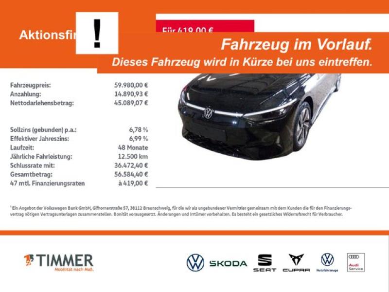 VW  ID.7 Tourer GTX 4M 91 kWh +AHK +WÄPU +H&K +PANO, Grenadillschwarz Metallic