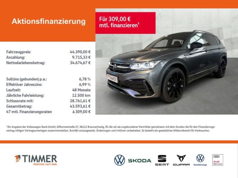 VW  Tiguan Allspace 2.0 TDI DSG 4M R-Line *7-SITZE*H, Platinum Grey Metallic