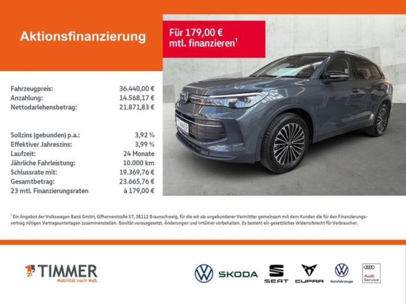 VW  Tiguan 2.0 TDI DSG GOAL +AHK +360° +ACC +VIRTUAL, Delfingrau Metallic
