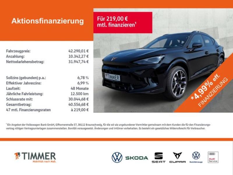 CUPRA  Formentor VZ 2.0 TSI 195kW (265PS) *DSG*NAVI*PAN, Midnight Schwarz Metallic