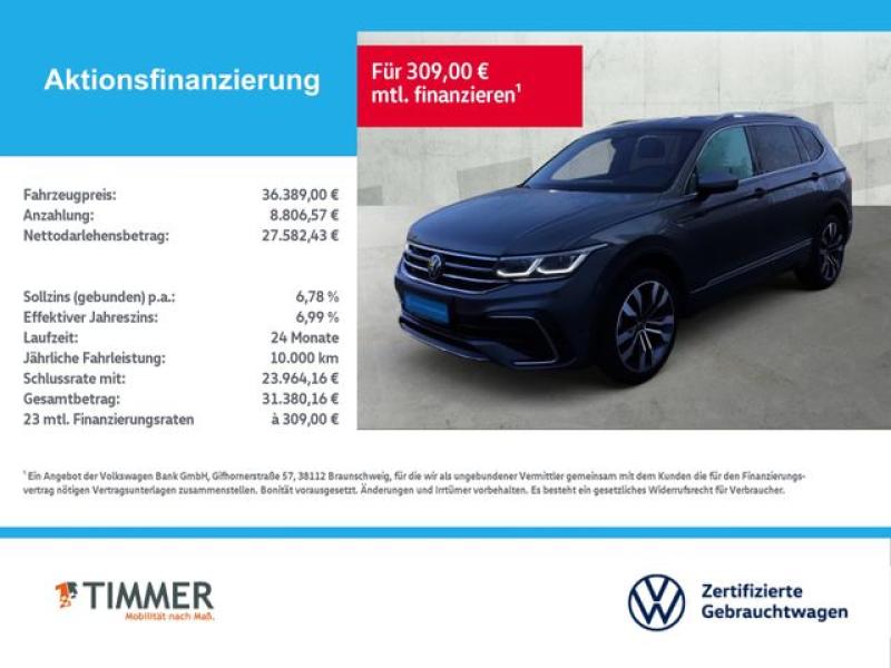 VW  Tiguan Allspace 2.0 TDI DSG 4M R-LINE 7-SITZE +A, Platinum Grey Metallic