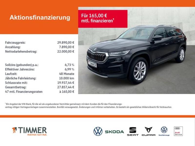 SKODA  Kodiaq 2.0 TDI DSG STYLE*AHK *MATRIX *ACC *VIRTU, Schwarz Magic Perleffekt