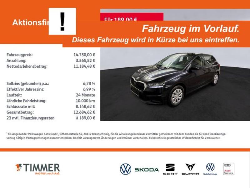 SKODA  Fabia 1.0 TSI +LED +CARPLAY +DAB +PDC +ALLWETTER, Black Magic Perleffekt