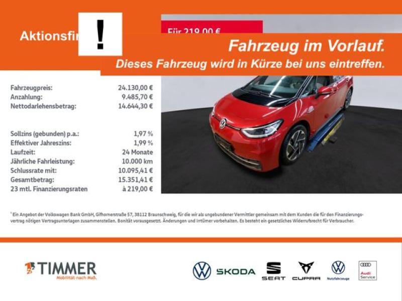 VW  ID.3 PRO PERF. 62 kWh +WÄPU +PANO +IQ.LIGHT +ACC, Kings Red Metallic