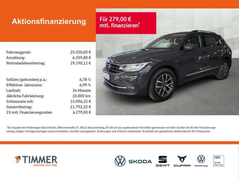 VW  Tiguan 2.0 TDI DSG LIFE +AHK +LED +ACC +NAVI +SH, Uranograu