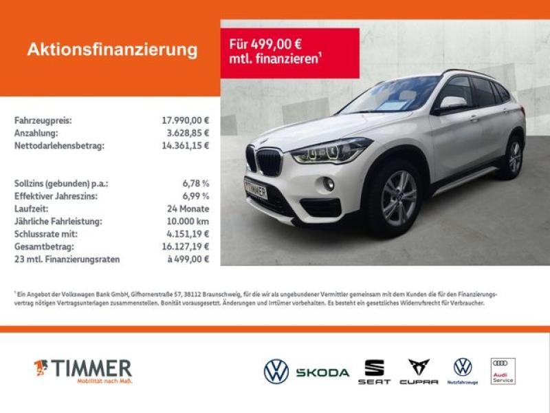 BMW  X1 sDrive 18 i Sport Line +AHK+SHZ+BOSE+LED+, ALPINWEISS III