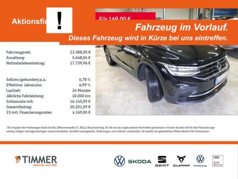 VW  Tiguan 1.5 TSI LIFE +LED +ACC +NAVI +SHZ +17" +A, Deep Black Perleffekt