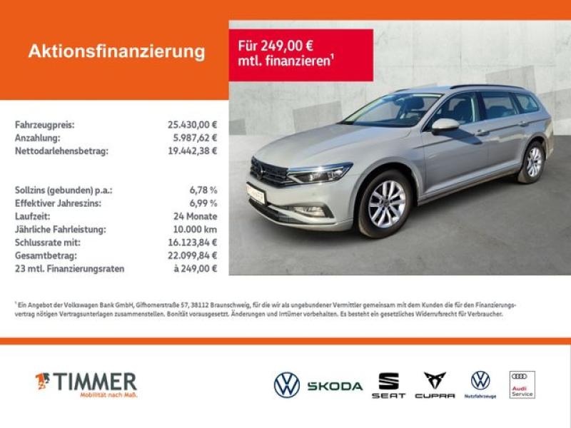 VW  Passat Variant 2.0 TDI DSG BUSINESS *IQ.LIGHT *A, Mondsteingrau
