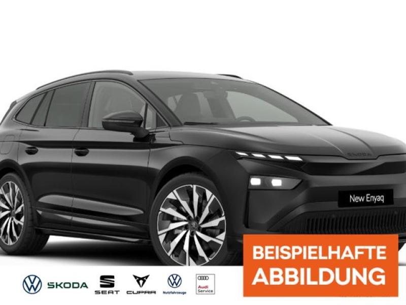 SKODA  Enyaq 85 SPORTLINE +AHK +PANO +MATRIX +ACC +RKAM, Black Magic Perleffekt
