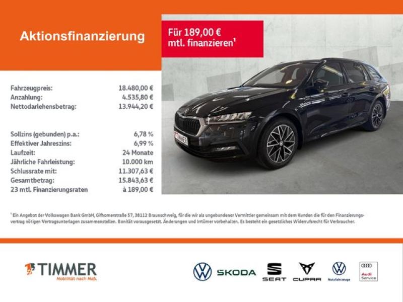 SKODA  Octavia Combi 2.0 TDI DSG CLEVER +AHK +LED +ACC, Black Magic Perleffekt