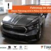 SKODA  Enyaq iV 60 LODGE +WÄPU +AHK +MATRIX +ACC +RKAM, Quarz Grau Metallic