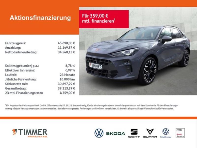 CUPRA  Terramar 1.5 VZ e-HYBRID +AHK+PANORAMA+HD-MATRX+, Graphene Grau