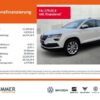 SKODA  Karoq 2.0 TDI DSG CLEVER +LED +RKAM +VIRTUAL +NA, Moon Weiß Perleffekt