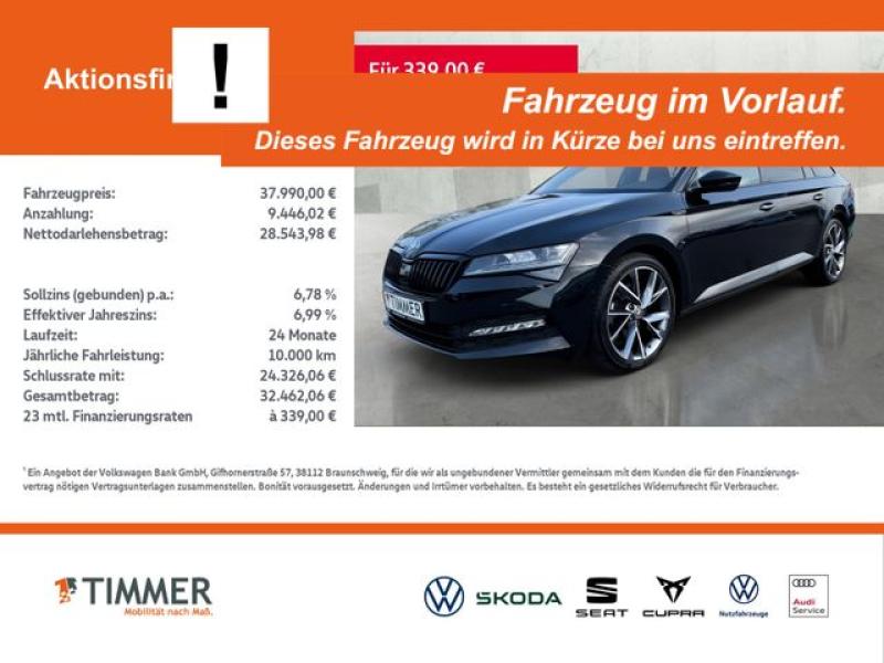 SKODA  Superb Combi 2.0 TDI DSG 4x4 SPORTLINE +AHK +PAN, Black Magic Perleffekt