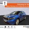 SKODA  Enyaq iV 80 SUITE +AHK +WÄPU +ACC +RKAM +MATRIX, Race-Blau Metallic