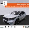 SKODA  Enyaq iV 80 SUITE +AHK +WÄPU +21" +ACC +MATRIX +, Arctic-Silber Metallic