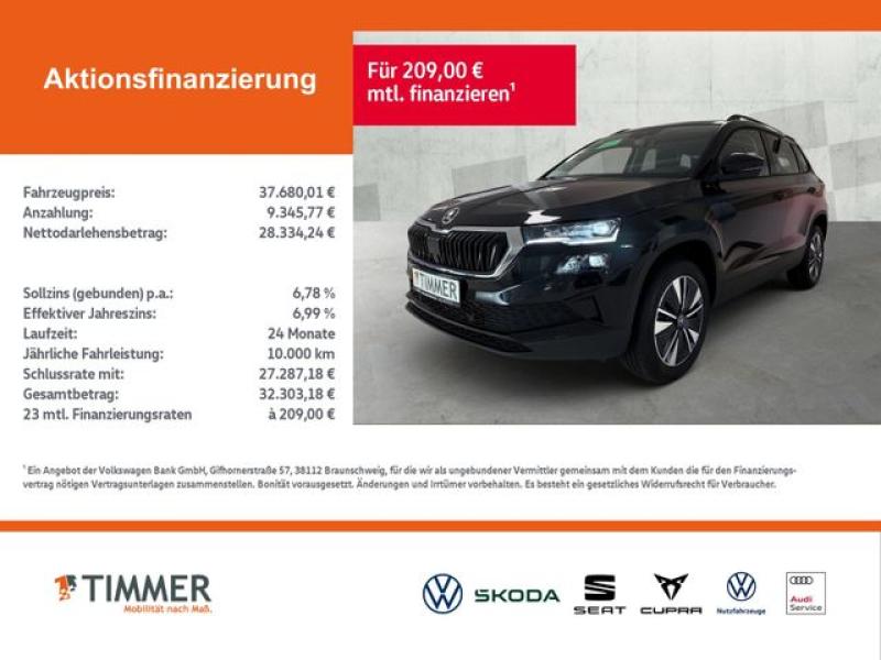 SKODA  Karoq 1.5 TSI DSG Balance *NAVI*AHK*, Black-Magic Perleffekt