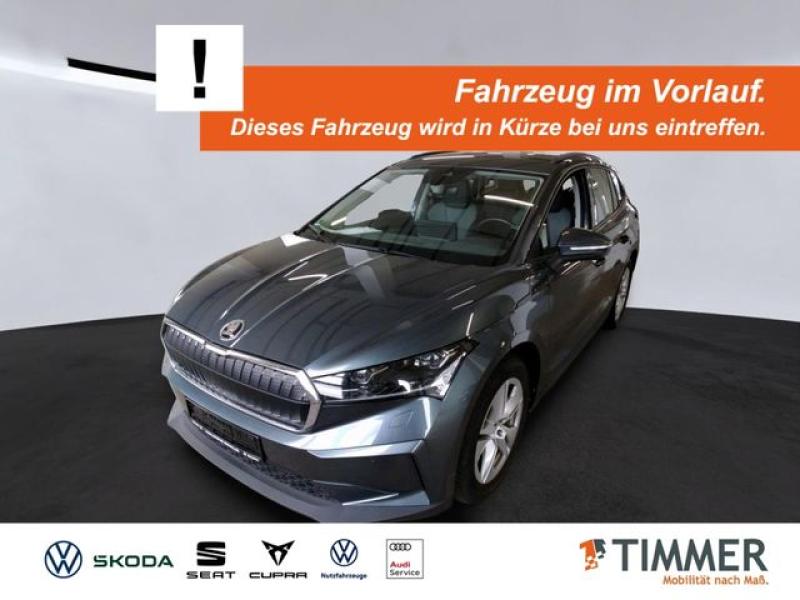 SKODA  Enyaq iV 60 LOFT +WÄPU +AHK +MATRIX +RKAM +NAVI, Quarz Grau Metallic