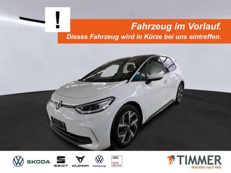 VW  ID.3 PRO 62 kWh +WÄPU +IQ.LIGHT +ACC +CARPLAY +R, Gletscherweiß Metallic