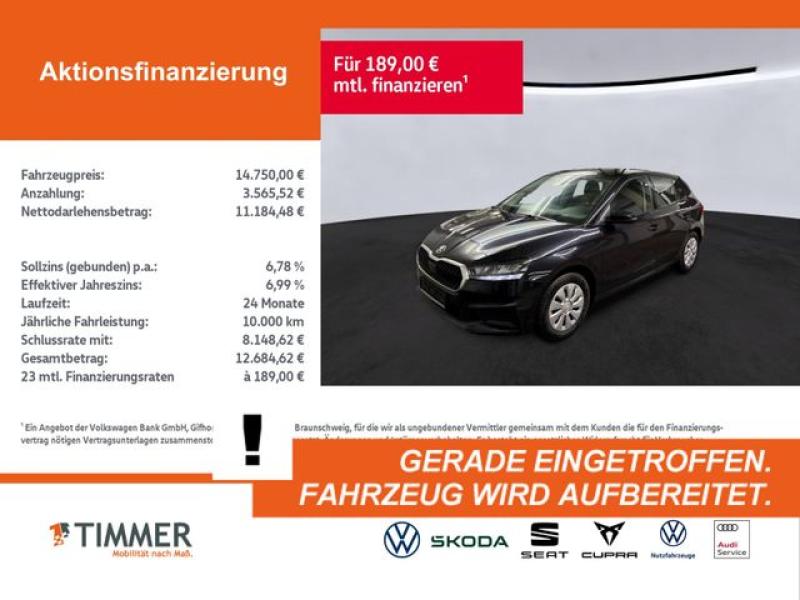 SKODA  Fabia 1.0 TSI +LED +CARPLAY +DAB +PDC +ALLWETTER, Black Magic Perleffekt