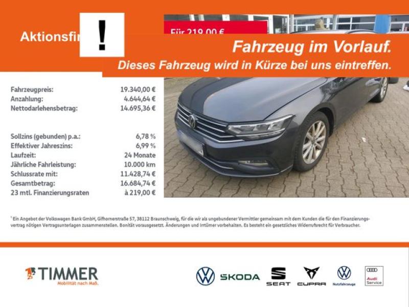 VW  Passat Variant 2.0 TDI DSG BUSINESS +LED +ACC +3, Mangangrau Metallic