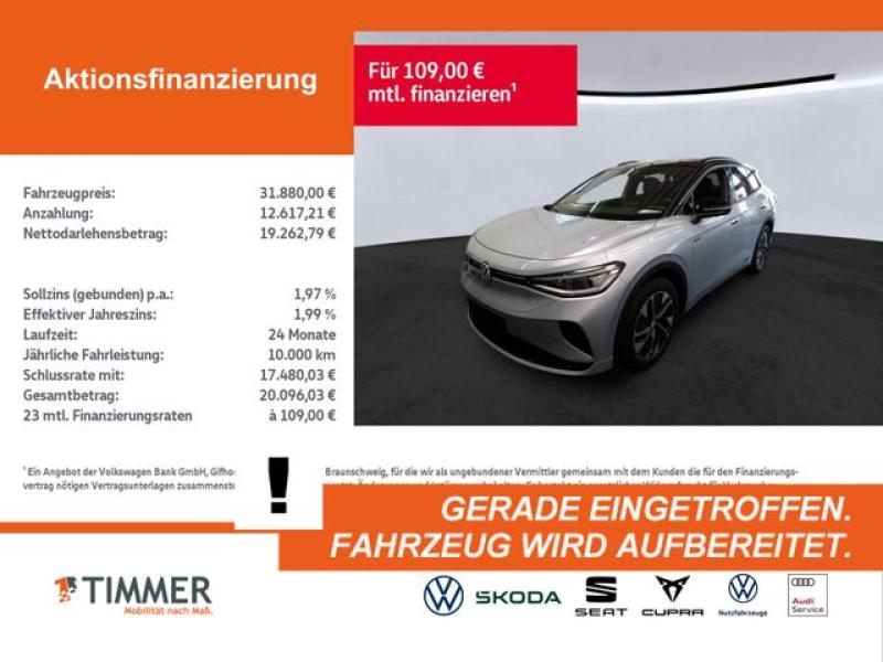 VW  ID.4 GTX 4M 82 kWh +AHK +DCC +CARPLAY +IQ.LIGHT, Scale Silver Metallic