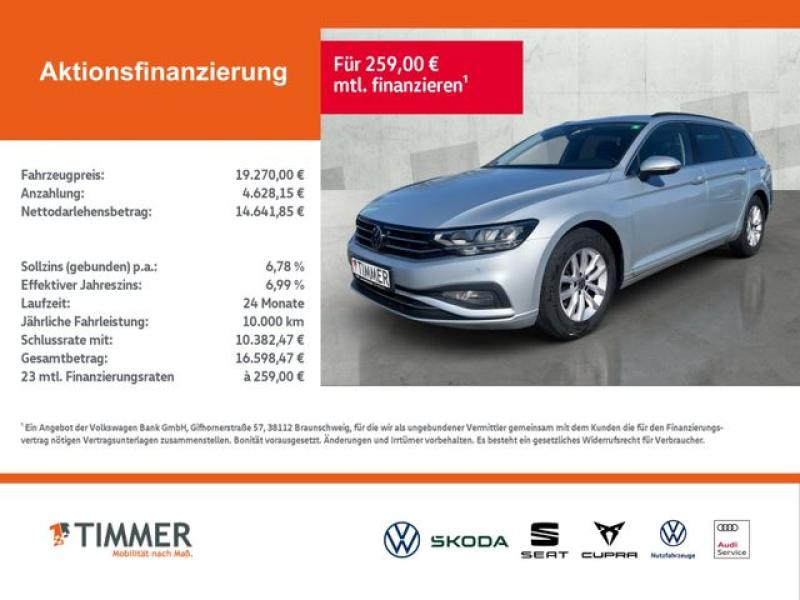 VW  Passat Variant 2.0 TDI DSG BUSINESS +LED +ACC +R, Scale Silver Metallic