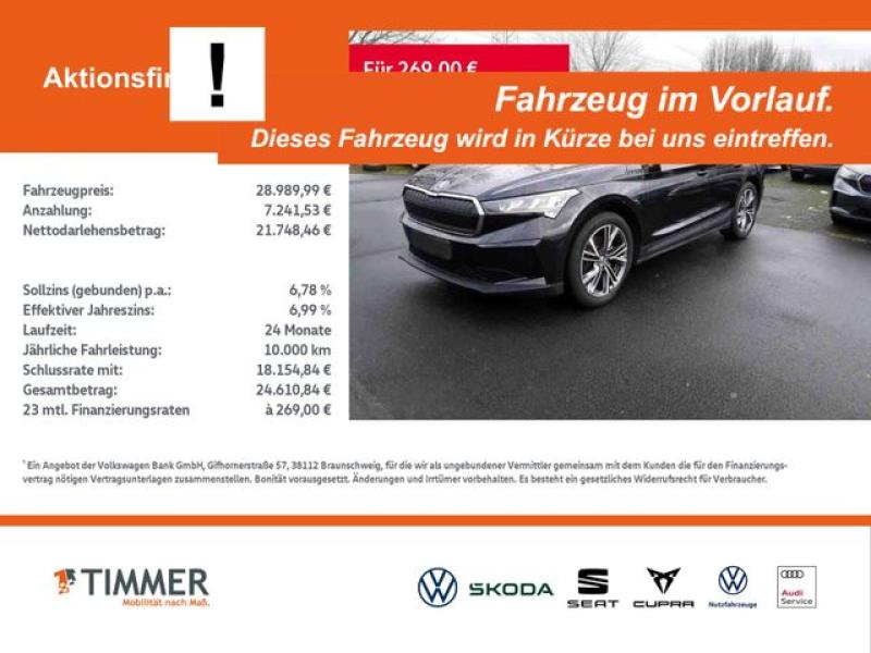 SKODA  Enyaq 60 LOFT +WÄPU +LED +RKAM +CARPLAY +NAVI +2, Black Magic Perleffekt