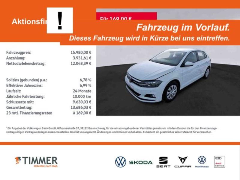 VW  Polo 1.0 TSI COMFORTLINE +NAVI +SHZ +DAB+ +PDC +, Pure White