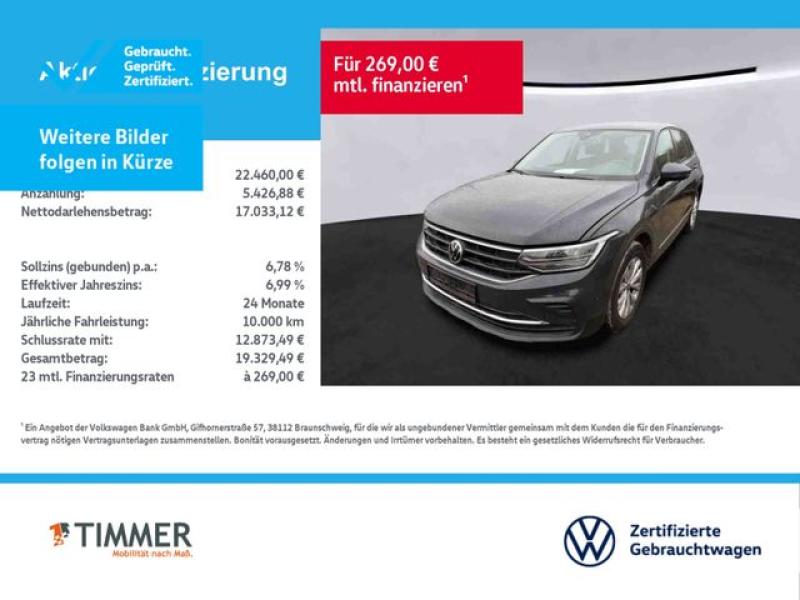 VW  Tiguan 2.0 TDI +AHK +LED +ACC +NAVI +SHZ +17" +A, Uranograu