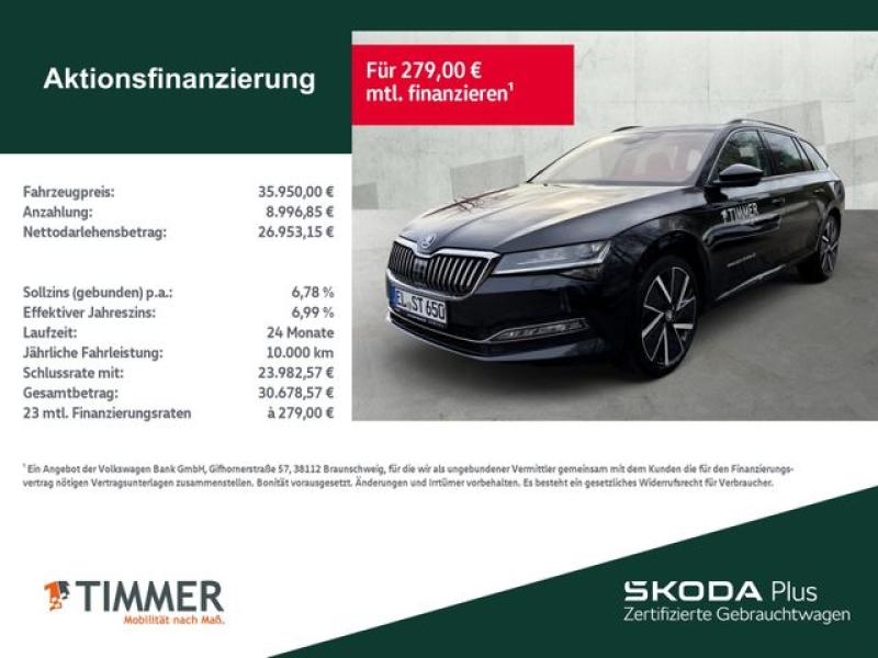 SKODA  Superb Combi 2.0 TDI DSG Style *AHK*KESSY*19"*AR, Black-Magic Perleffekt